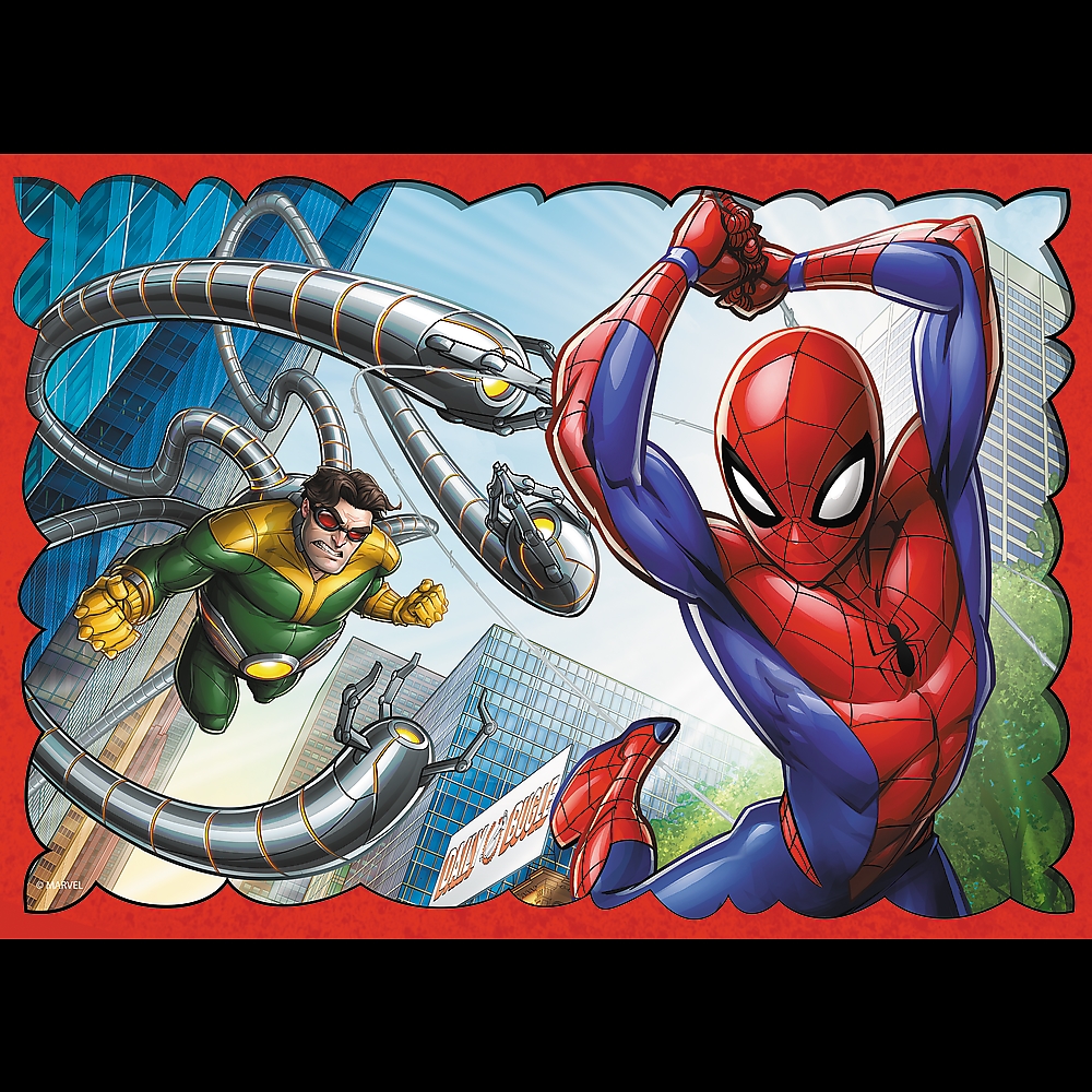 TREFL - PUZZLE 4w1 - SPIDER-MAN MARVEL - 34384
