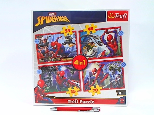 TREFL - PUZZLE 4w1 - SPIDER-MAN MARVEL - 34384
