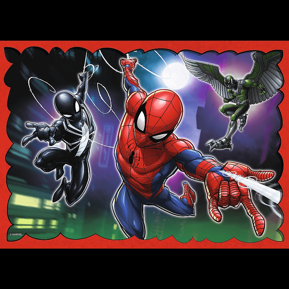TREFL - PUZZLE 4w1 - SPIDER-MAN MARVEL - 34384