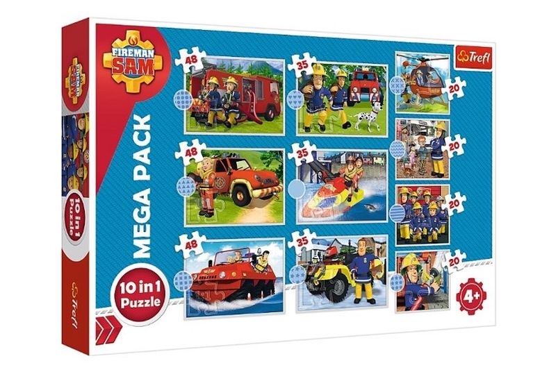 TREFL - PUZZLE 10w1 - STRAŻAK SAM - 90382