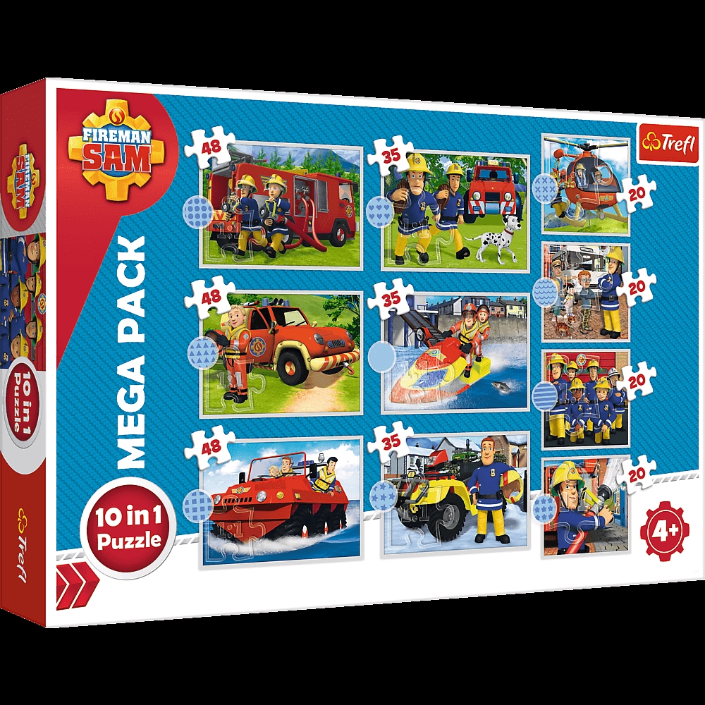 TREFL - PUZZLE 10w1 - STRAŻAK SAM - 90382