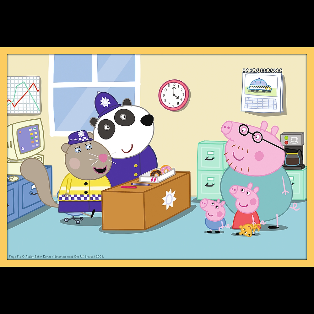 TREFL - PUZZLE 10w1 - POZNAJ ŚWINKĘ PEPPĘ - 90383