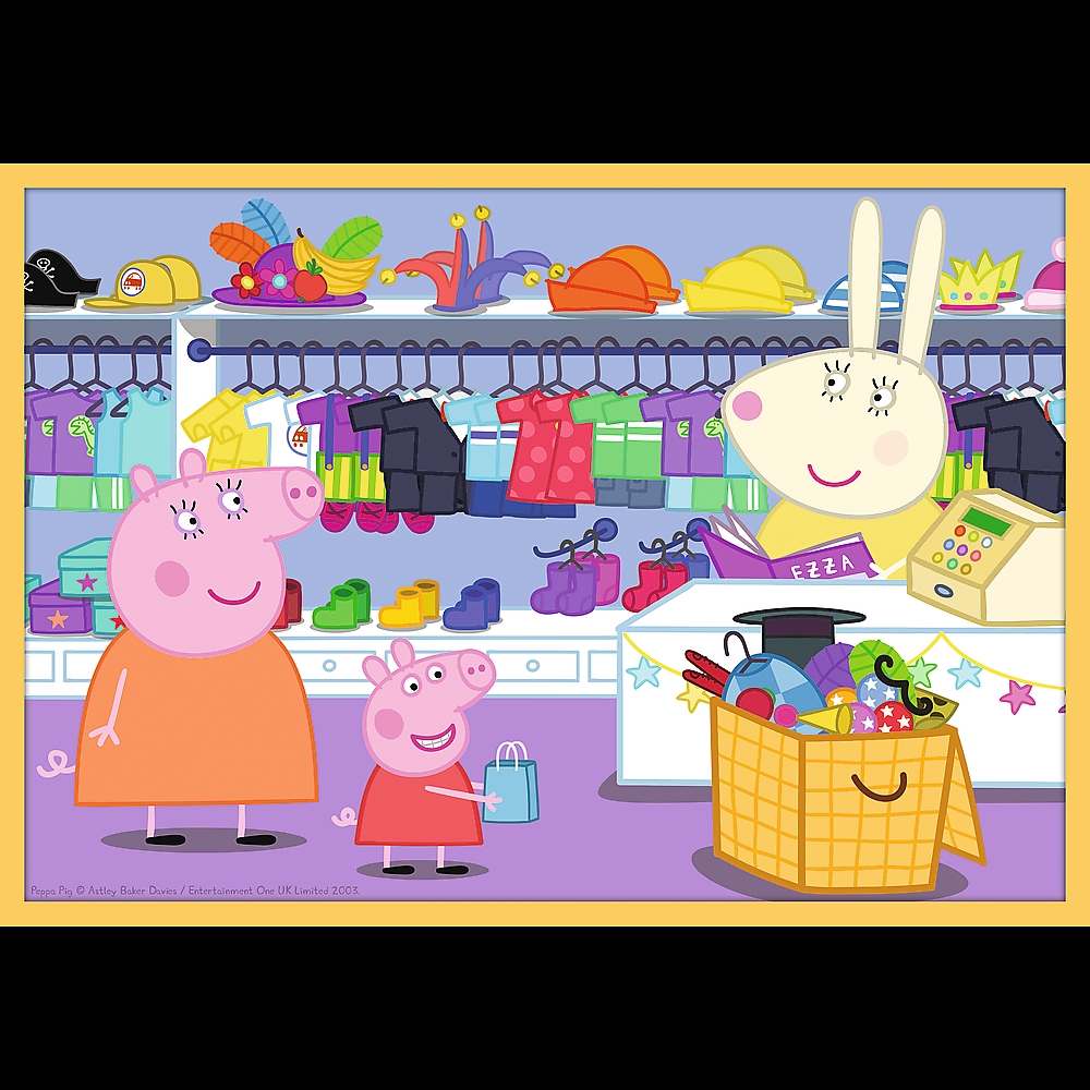 TREFL - PUZZLE 10w1 - POZNAJ ŚWINKĘ PEPPĘ - 90383