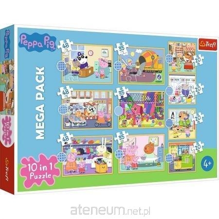 TREFL - PUZZLE 10w1 - POZNAJ ŚWINKĘ PEPPĘ - 90383