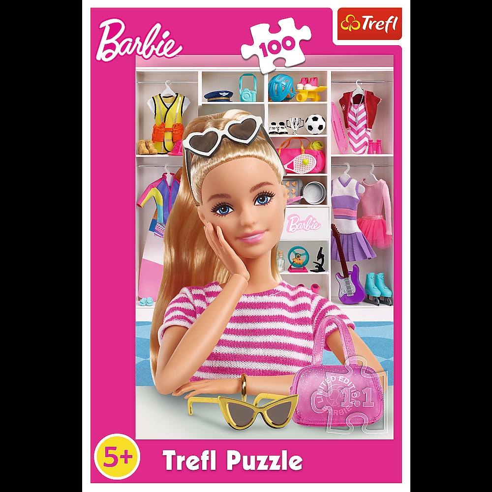 TREFL PUZZLE 100 POZNAJ BARBIE