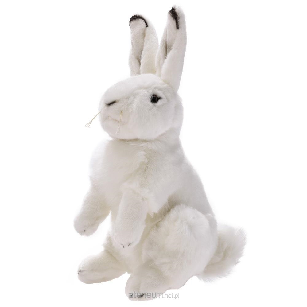 BEPPE ZAJAC SIEDZĄCY BIAŁY PLUSZ