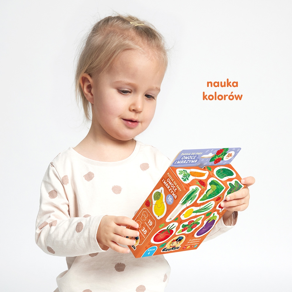 CZUCZU PUZZLE DO PARY OWOCE I WARZYWA