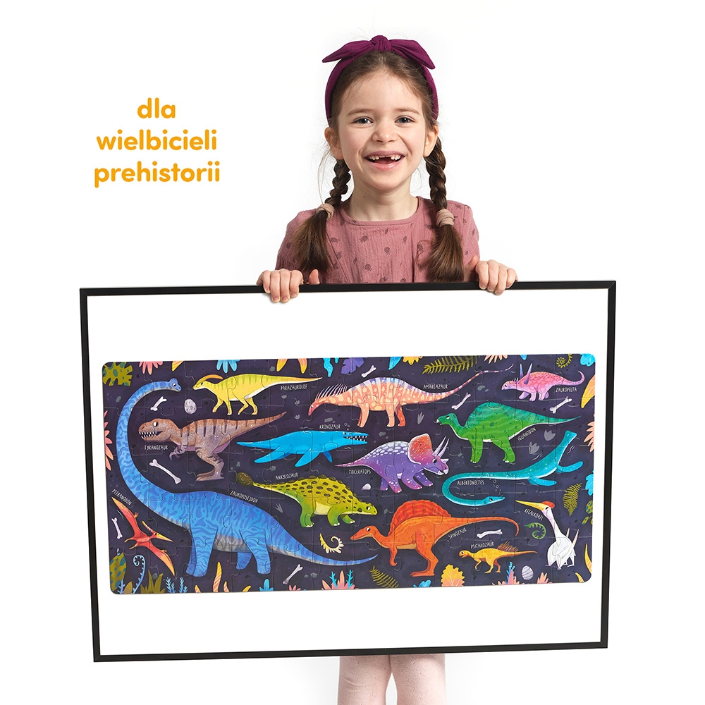 CZUCZU PUZZLE DINOZAURY 60EL.