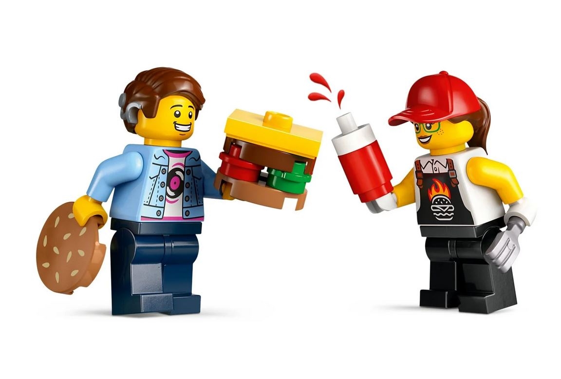 LEGO 60404 CIĘŻARÓWKA Z BURGERAMI