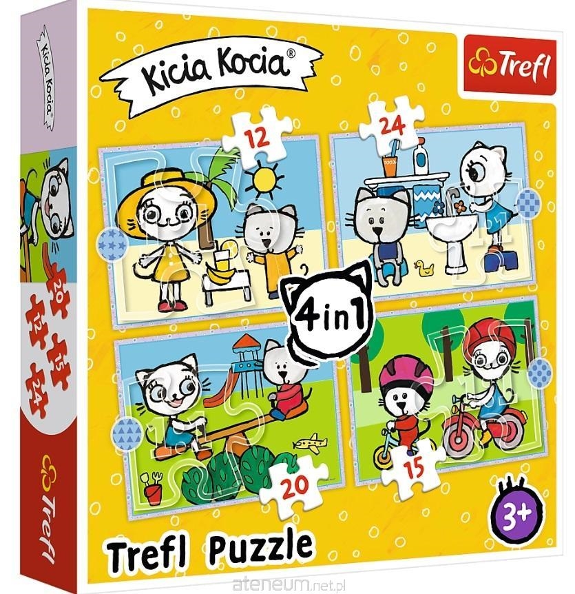 PUZZLE 4W1 KICIA KOCIA 34372