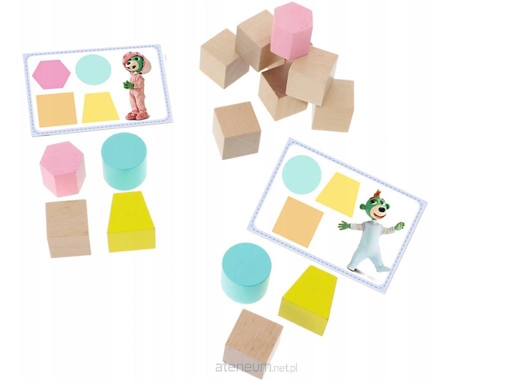 TREFL DREWNIANE KLOCKI PASOWANKI BABY