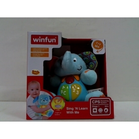 WINFUN PRZYTULACZEK SŁONIK TRĄBUŚ