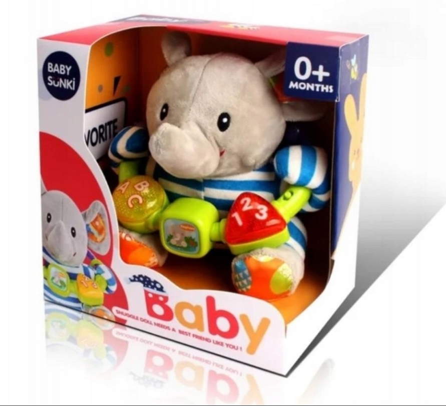 WINFUN PRZYTULACZEK SŁONIK TRĄBUŚ