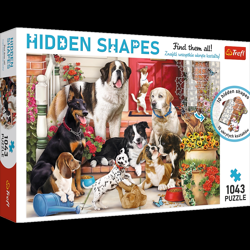 Puzzle Hidden Shapes - Psia zabawa 10675