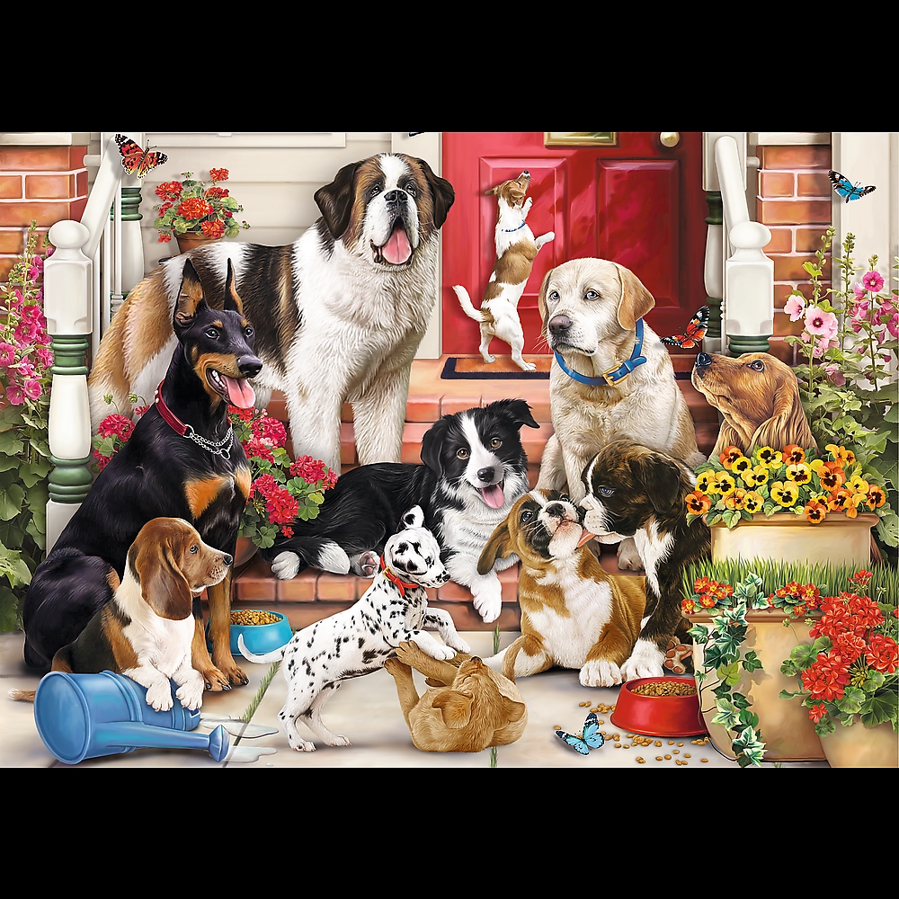 Puzzle Hidden Shapes - Psia zabawa 10675