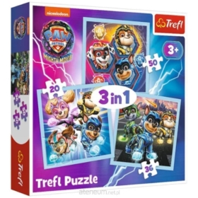 TREFL PUZZLE 3W1 PSI PSTROL