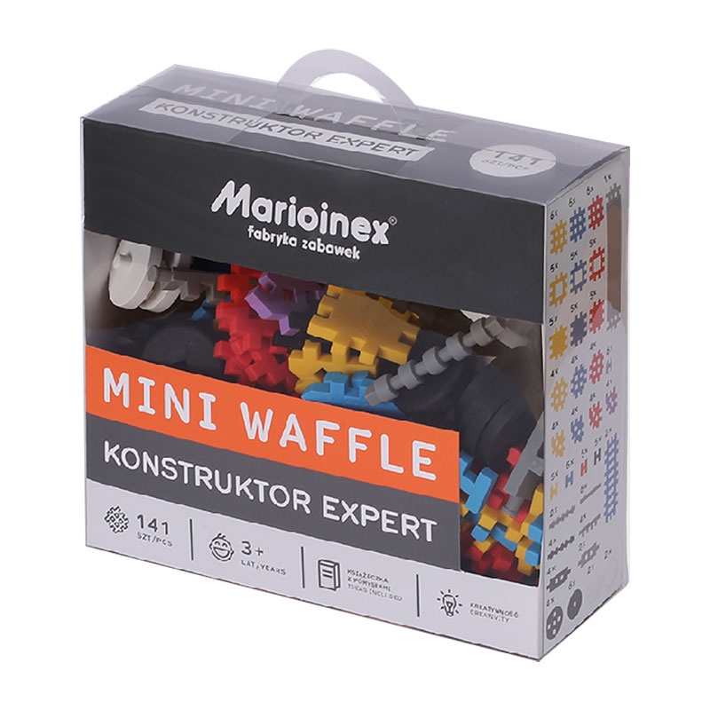MARIOINEX KLOCKI WAFLE MINI KONSTRUKTOR 141SZT