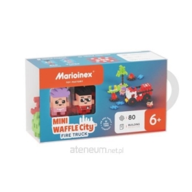MARIOINEX KLOCKI WAFLE MINI WÓZ STRAŻACKI