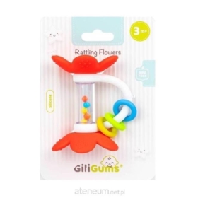 DUMEL GRZECHOCZĄCE KWIATKI CZWERWONE