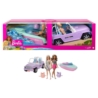 Barbie 2 lalki+jeep+motorówka GXD66