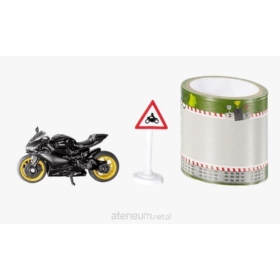 SIKU 1601  ZESTAW MOTOCYKL+TAŚMA