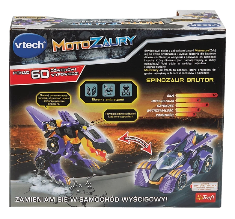 VTECH - MOTOZAURY SPINOZAUR BRUTOR