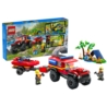 Klocki LEGO CITY Terenowy Wóz Strażacki Z Łodzią 3