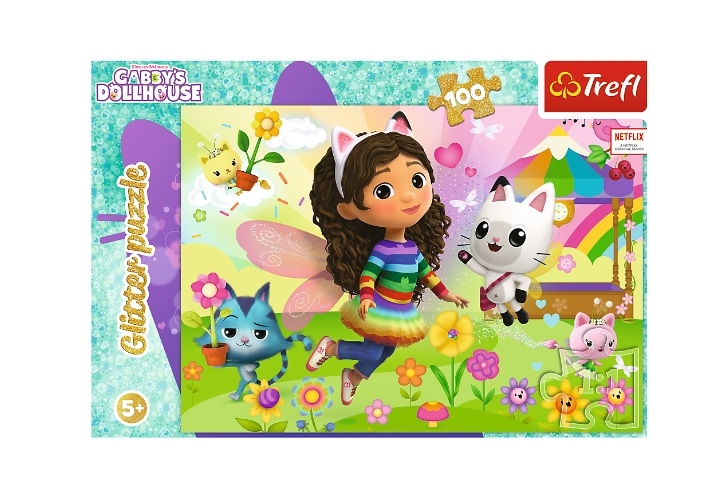 Puzzle 100 el. Brokatowa Gabby 14832