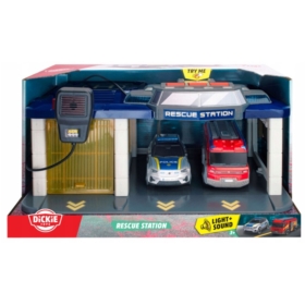 Dickie stacja ratownicza+2 pojazdy 371-6026