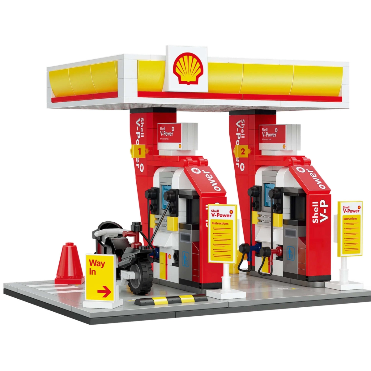 Cada klocki stacja paliw Shell C66028W 30246