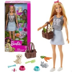 *****Barbie lalka + zwierzaki FPR48 /6