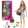 *****Barbie lalka + zwierzaki FPR48 /6