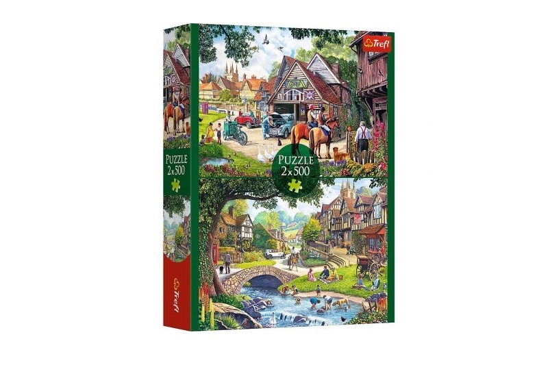 PUZZLE 2x500 Sielankowe życie 37494