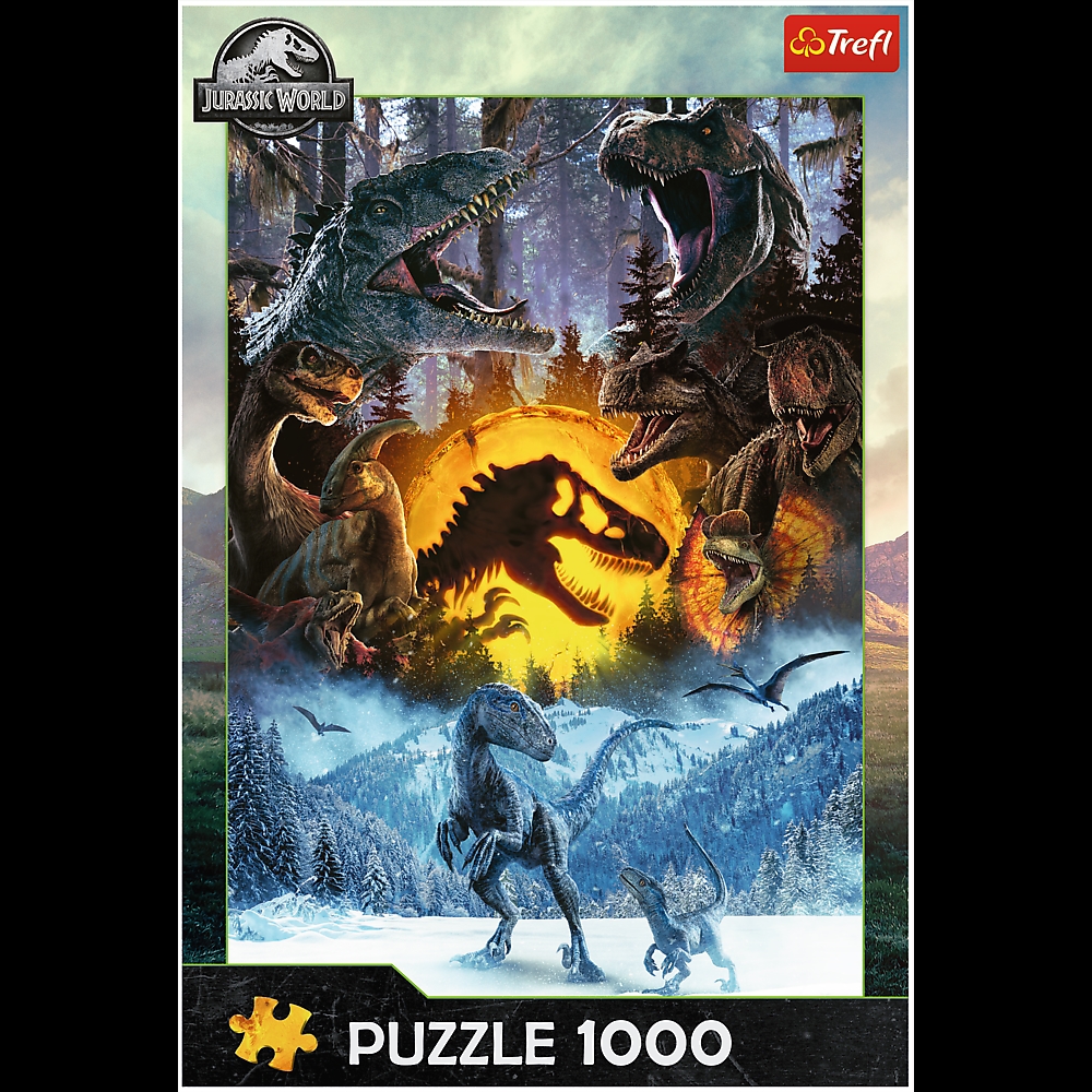 PUZZLE 1000 W świecie Parku Jurajskiego 10939