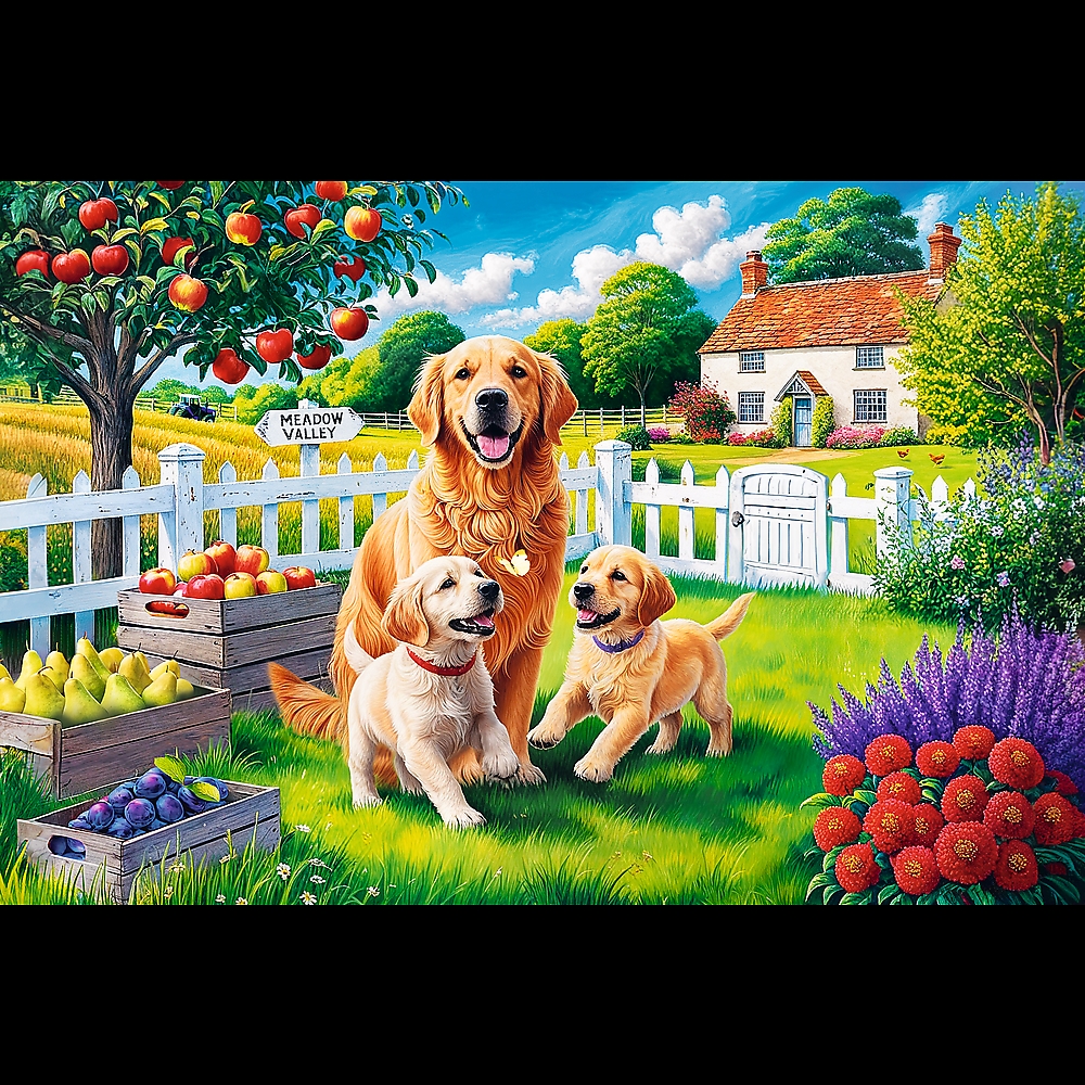 PUZZLE 300 Senior EasyPiece Pieski na wsi 23101