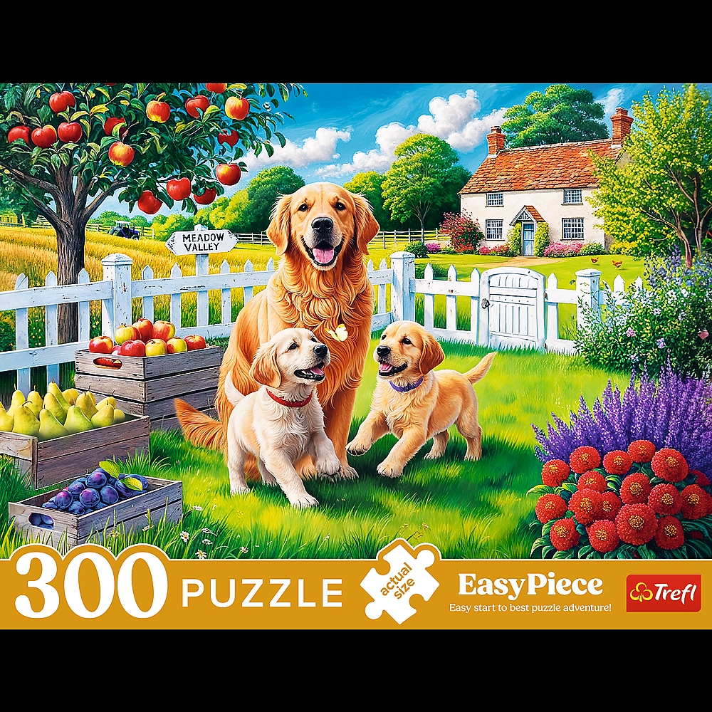 PUZZLE 300 Senior EasyPiece Pieski na wsi 23101