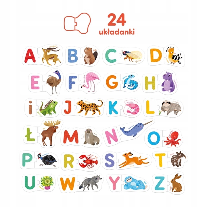 CzuCzu puzzle do pary literki 93679