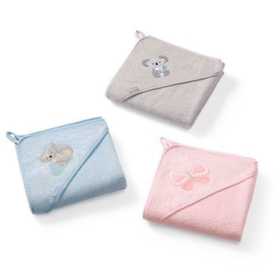 OkRYCIE KĄPIELOWE BAMBUSOWE 100X100 NIEBIESKIE