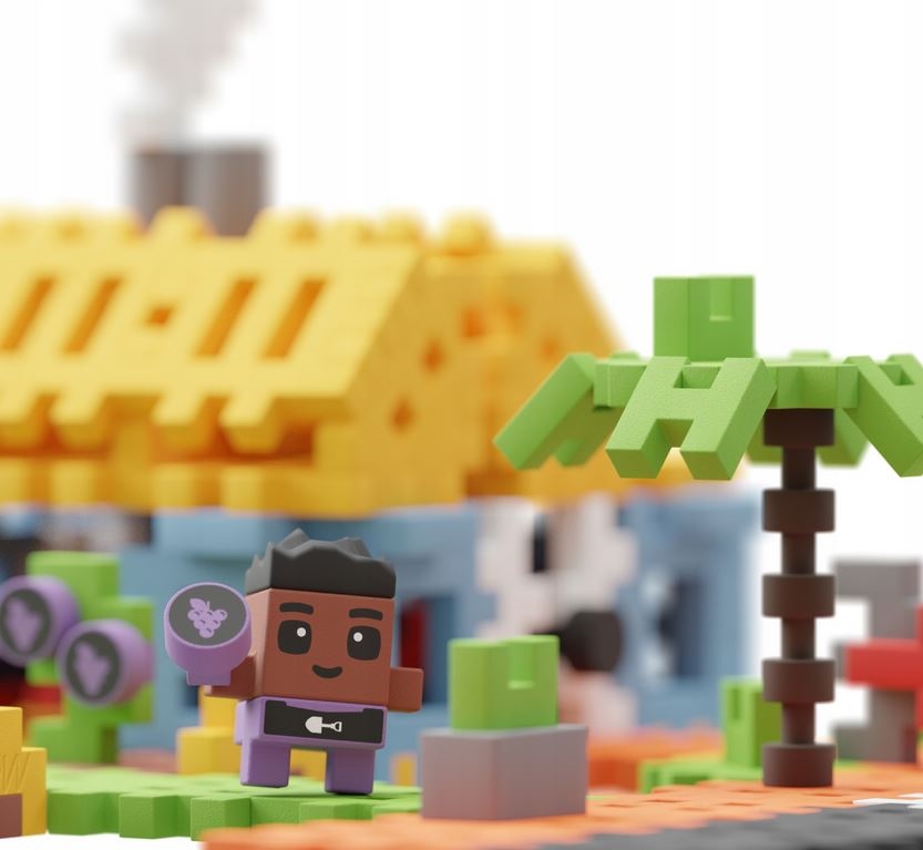 MARIOINEX KLOCKI WAFLE MINI DOM