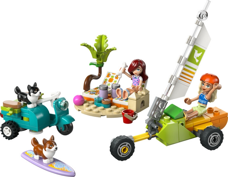42641 LEGO FRIENDS PRZYGODA Z SURFUJĄCYMI PSAMI