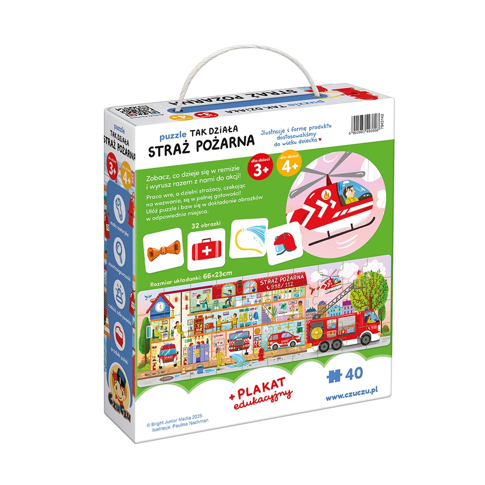 CzuCzu Puzzle Tak działa Straż pożarna 93808