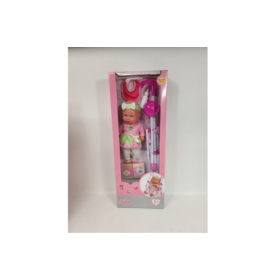 SMILY PLAY JULKA LALKA BOBAS 30CM W WÓZKU