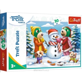 TREFL PUZZLE 30 ZIMOWE ZABAWY TREFLIKÓW 18300