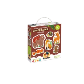CZUCZU PUZZLE PROGREYSWNE ZWIERZATKA W LESIE