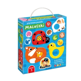 CzuCzu Pierwsze puzzle Maluszki dla dzieci 12m+