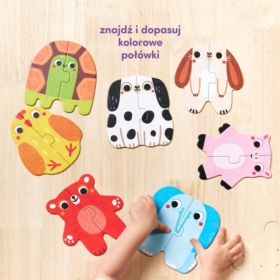 CzuCzu Moje pierwsze puzzle Zwierzątka 15m+