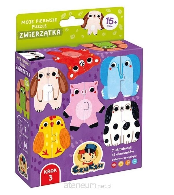 CzuCzu Moje pierwsze puzzle Zwierzątka 15m+
