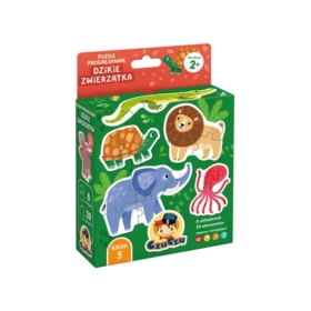 CzuCzu Puzzle progresywne Dzikie zwierzątka 2+
