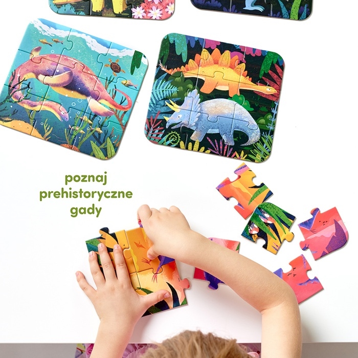 CzuCzu Puzzle Fantastyczne Dinozaury 3+