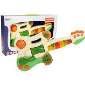 Interaktywna Gitara Pianinko Dla Dzieci Dźwięk Świ